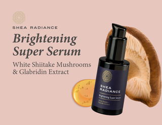 How Shiitake Mushroom & Glabridin Extract Brighten Skin and Treat Hyperpigmentation  in Our Brightening Super Serum