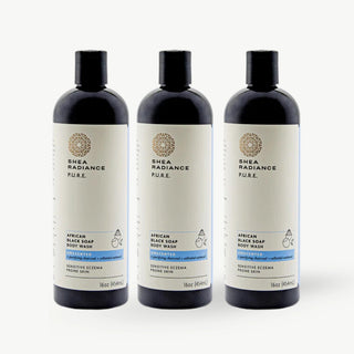African Black Soap Body Wash with Colloidal Oatmeal for Dry & Sensitive Skin