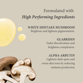 Brightening Super Serum with Shiitake Mushrooms and Glabridin