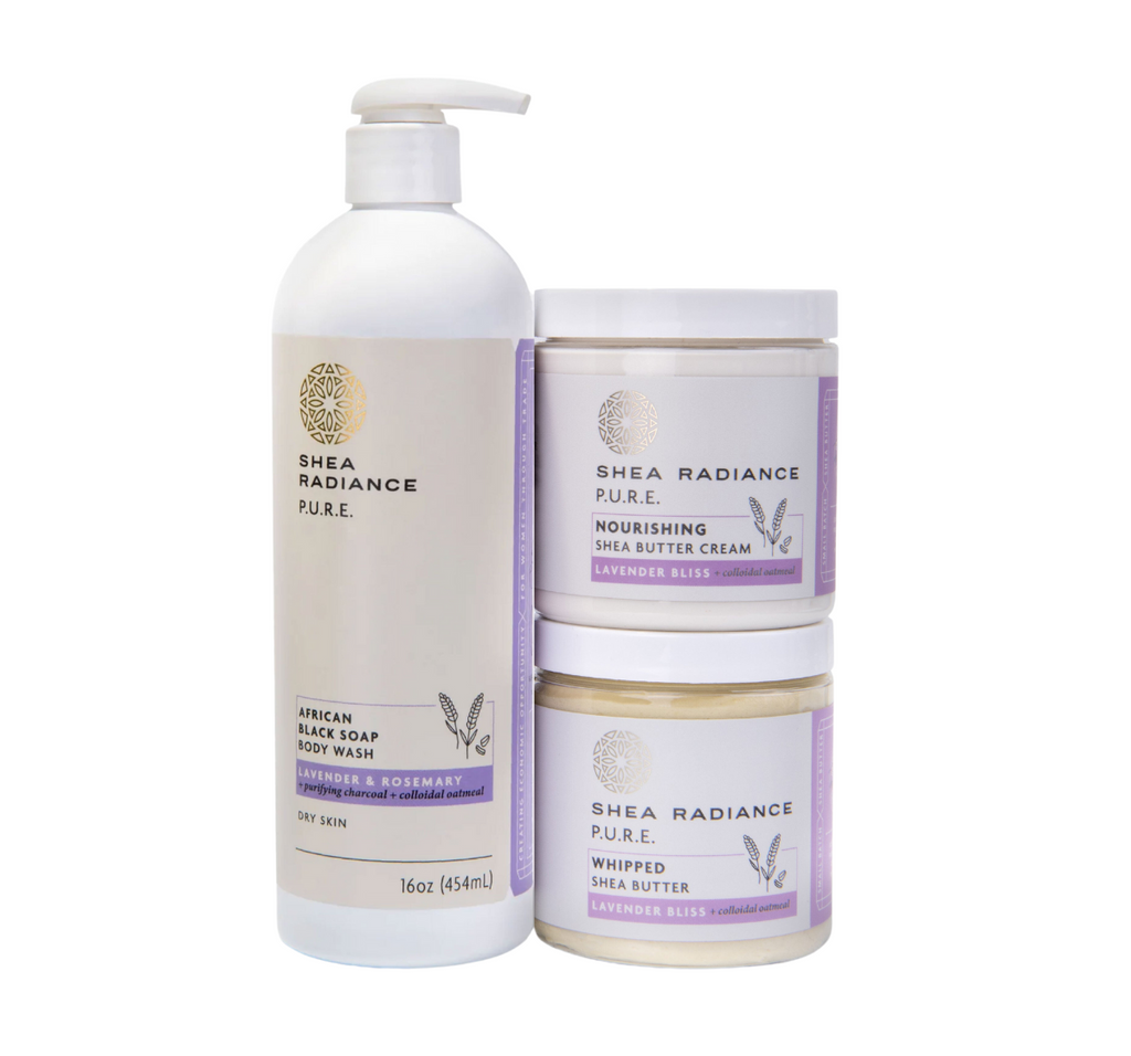 3 Piece Self Care Beauty Set Shea Radiance