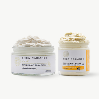 Moisture Layering Duo - Antioxidant Body Cream + Whipped Body Butter Citrus Blossom