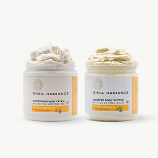 Moisture Layering Duo - Nourishing Body Cream Citrus Blossom + Whipped Body Butter Citrus Blossom