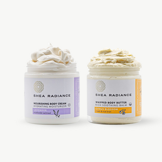 Moisture Layering Duo - Nourishing Body Cream Lavender Bliss + Whipped Body Butter Citrus Blossom