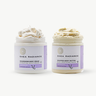 Moisture Layering Duo - Nourishing Body Cream Lavender Bliss + Whipped Body Butter Lavender Bliss