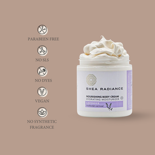 Nourishing Body Cream with Shea Butter & Colloidal Oatmeal Lavender Bliss