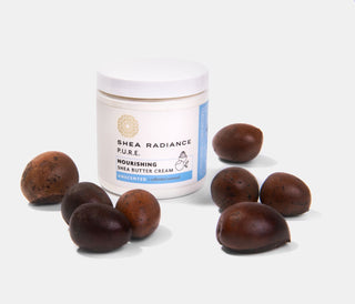 Nourishing shea body cream with collodial oats for dry, sensitive eczema prone skin