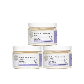 Whipped Shea Body Butter with Colloidal Oatmeal for Dry and Sensitive Skin - WARM WEATHER WARNING